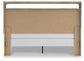 Hollymount King Upholstered Panel Bed, Dresser and Mirror