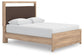 Hollymount Queen Upholstered Platform Bed, Dresser and Mirror