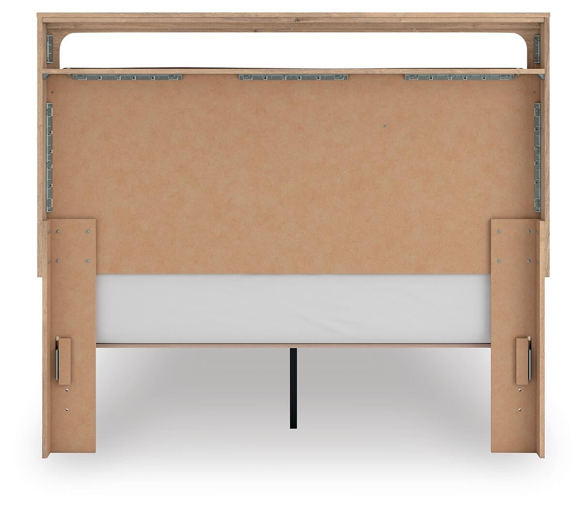 Hollymount Queen Upholstered Platform Bed, Dresser and Mirror
