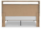Hollymount King Upholstered Platform Bed, Dresser, Mirror and Nightstand