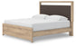 Hollymount King Upholstered Platform Bed, Dresser, Mirror and Nightstand
