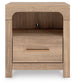 Hollymount King Upholstered Platform Bed, Dresser, Mirror and Nightstand