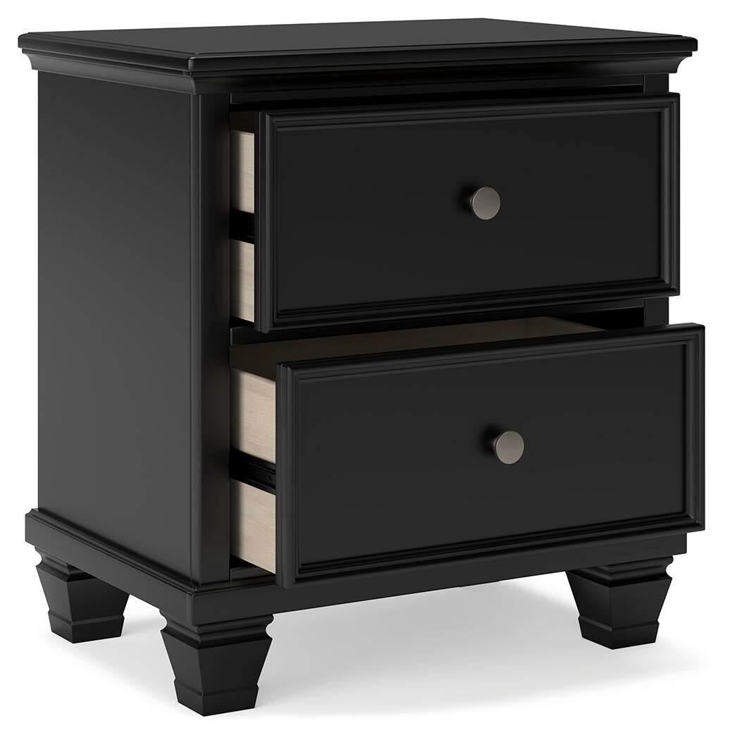 Lanolee Full Panel Storage Bed, Dresser, Mirror and Nightstand