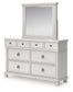 Chadworth King Poster Bed, Dresser and Mirror