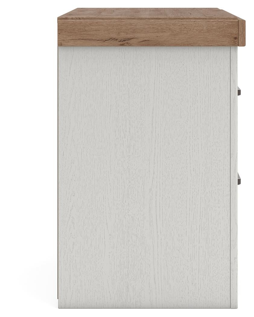 Savonport King Panel Storage Bed. Dresser, Mirror and Nightstand