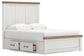 Savonport Queen Panel Bed with Storage, Dresser, Mirror, Chest and Nightstand