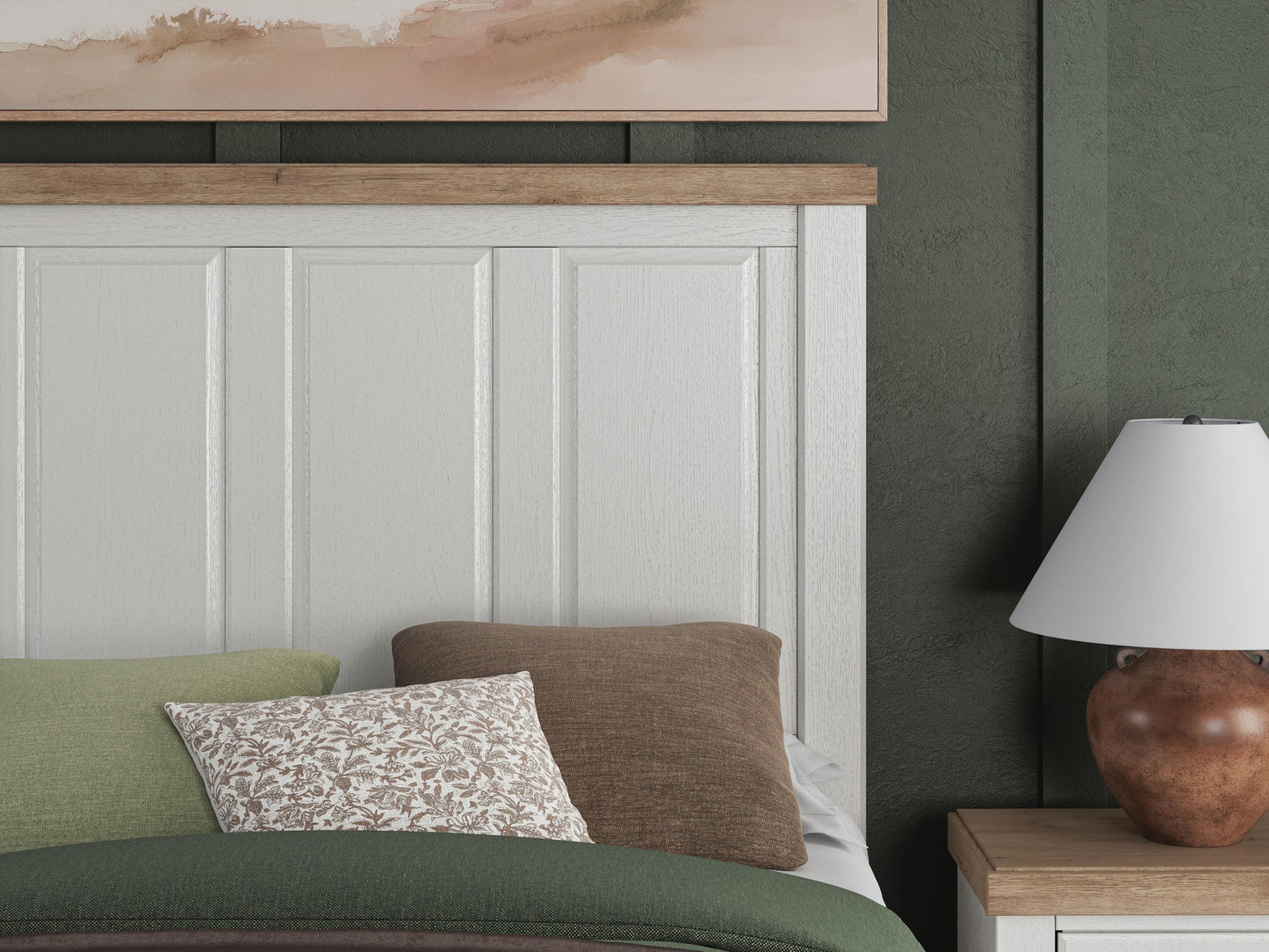 Savonport Full Panel Bed, Dresser, Mirror, Chest and Nightstand