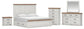 Savonport King Panel Bed with Storage, Dresser, Mirror, Chest and Nightstand