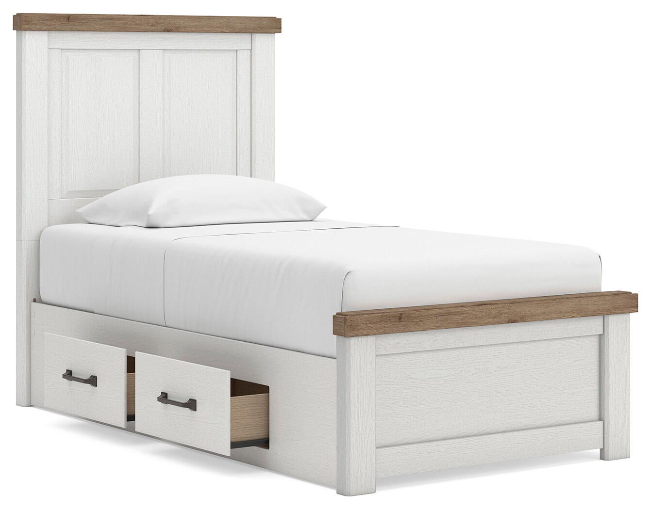 Savonport Twin Panel Bed with Storage
