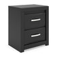 Stabotta Two Drawer Night Stand