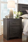 Brinxton King Panel Bed with Mirrored Dresser and 2 Nightstands