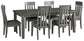 Hallanden Dining Table and 6 Chairs