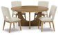 Dakmore Dining Table and 4 Chairs