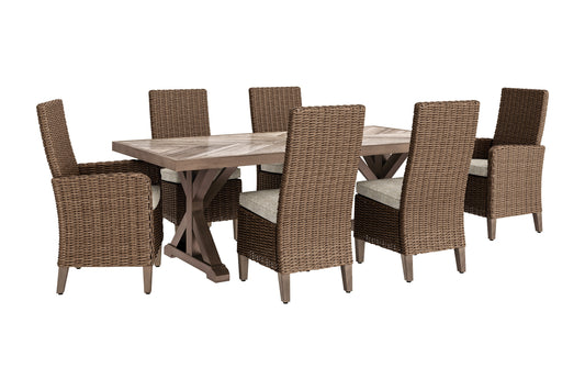 Beachcroft Outdoor Dining Table and 6 Chairs