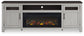 Darborn 88" TV Stand with Electric Fireplace