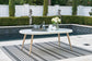 Seton Creek Oval Dining Table w/UMB OPT