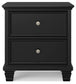 Lanolee King Panel Bed with Mirrored Dresser, Chest and 2 Nightstands