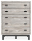 Vessalli King Panel Headboard with Mirrored Dresser and Chest