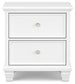 Fortman Queen Panel Bed with Mirrored Dresser and Nightstand