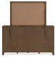 Cabalynn Queen Upholstered Bed with Mirrored Dresser, Chest and 2 Nightstands