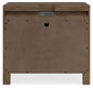 Cabalynn Queen Upholstered Bed with Mirrored Dresser, Chest and 2 Nightstands
