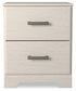 Stelsie Twin Panel Bed with Mirrored Dresser and 2 Nightstands