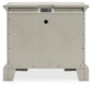 Arlendyne Queen Upholstered Bed with Mirrored Dresser and 2 Nightstands