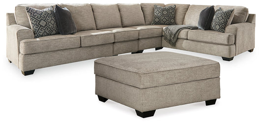 Bovarian 4-Piece Sectional with Ottoman