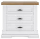 Ashbryn Three Drawer Night Stand